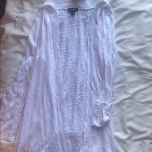 Express long sleeve cardigan - White